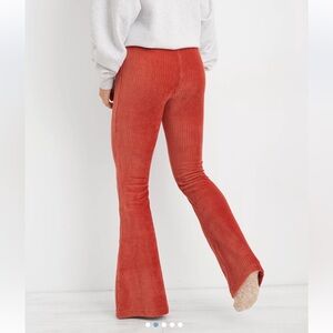 Aerie Velour high-waisted flare pants